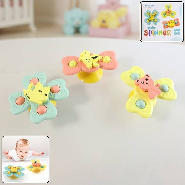 Vastate Buzzy Baby Spinner Toys with Strong Suction Cups | Babies & Toddlers