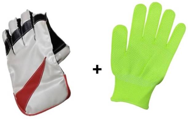 Shiv PowerSave Wicket Keeping Gloves Combo with Inner S...