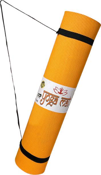 Taido Eco Friendly Non Slip Textued Anti-Slip Sport Mat for Men and Women Orange 4 mm Yoga Mat