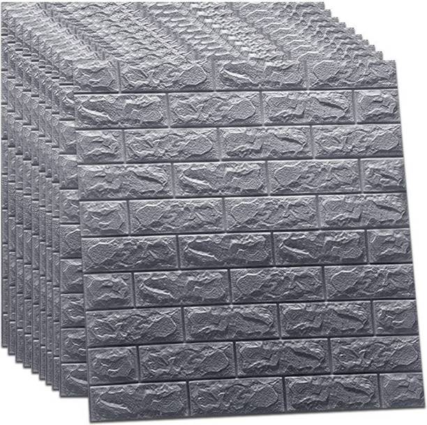 Nasmodo Paper, Fabric Decorative Grey Wallpaper