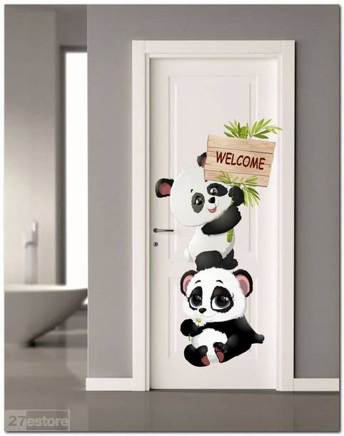 CreativeEdge 75 cm Cute Panda Design Wall Sticker Self Adhesive Sticker