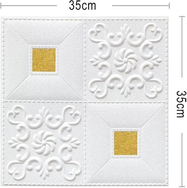 vrahidecor Decorative White, Gold Wallpaper