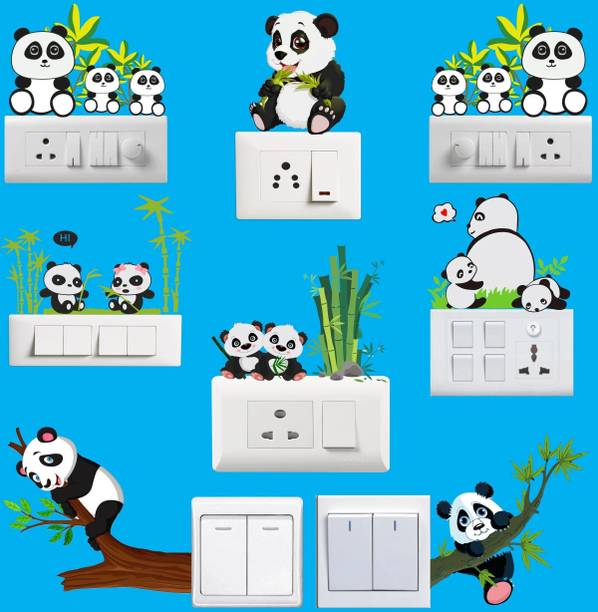 The Decor house 38 cm cute panda ,baby panda , the panda Self Adhesive Sticker