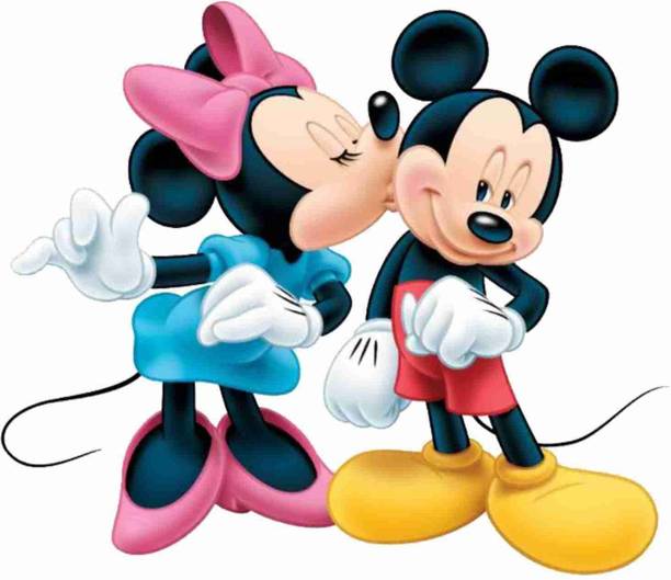 GovardhanSons 59 cm Mickey Mouse Wall Sticker – Self Adhesive Vinyl Cute Cartoon Décor for Kids Room Self Adhesive Sticker