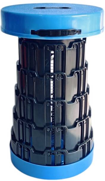 avocet round folding stool pack of 1 (blue) Stool