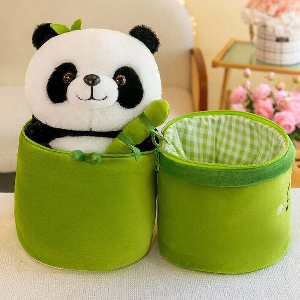 ATHRAVTOYS NewBamboo Panda soft toys for kids |girls |birthday gift for kids|gitrls -35 cm  - 30 cm