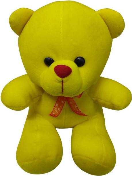 ATISHAY RETAIL Soft/Stuffed Yellow Teddybear for Kids,Plush Toy,Birthday Gift, H-27cm
