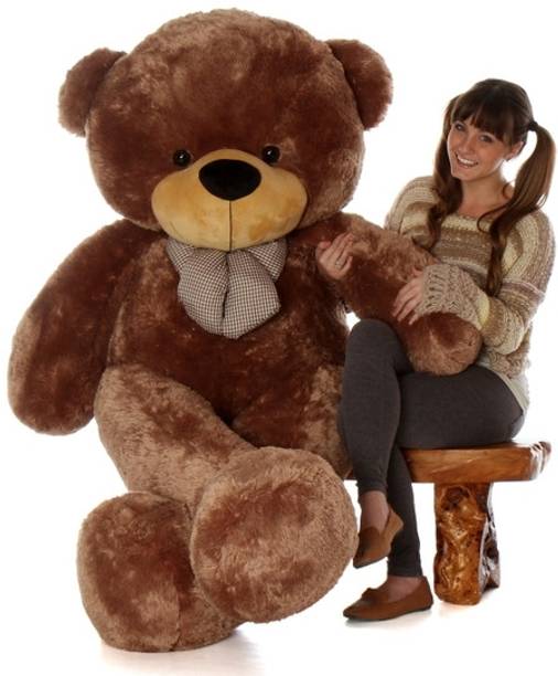 Ksar 6 Feet Dark Brown Teddy Bear For Kid's Birthday Gift and Marriage Anniversary  - 182.88 cm