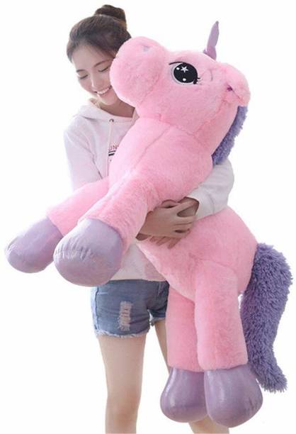 FOOFII Cute unicorn teddy bear with premium quality - ultra soft - valentine gift  - 100 cm