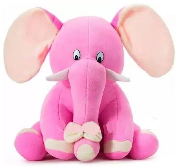 SHIVANGI COLLECTIONS SHIVANGI-Pink Elephant Teddy Soft Toys  - 60 cm
