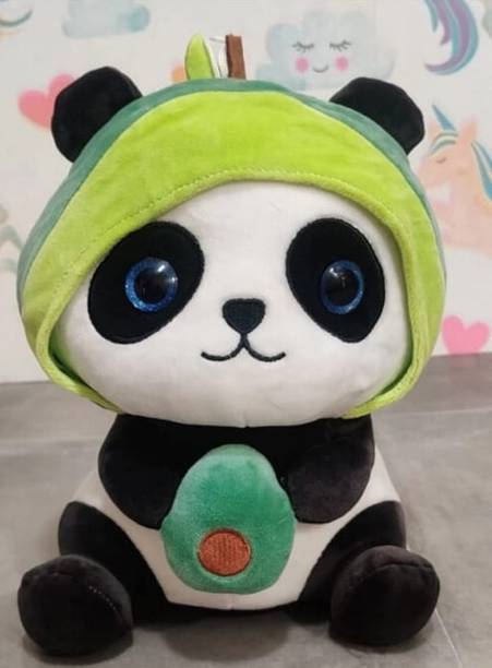 ATHRAVTOYS Little animal 40 cm avocado panda baby soft toys multicolour  - 40 cm