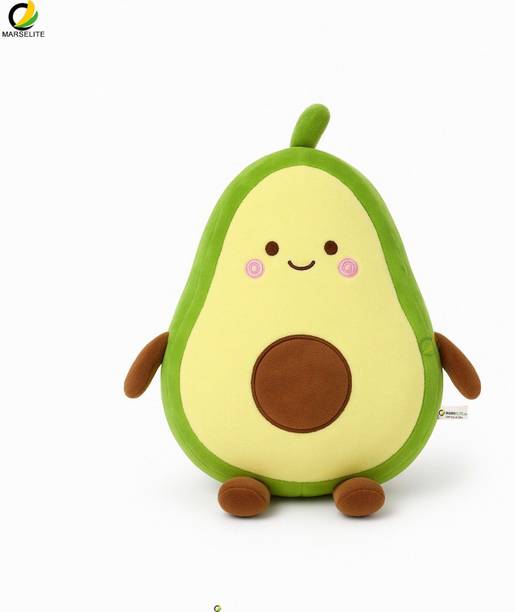 MARSELITE Cute Green Avocado Teddy Toy for Birthday Gift  - 35 cm