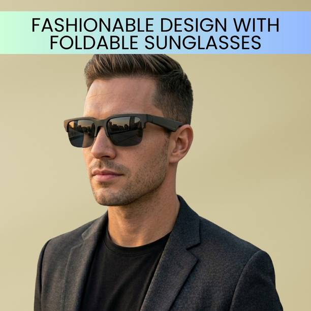 FRONY Bluetooth Smart Glasses With Wireless Audio & UV Protection SunglassesWB375