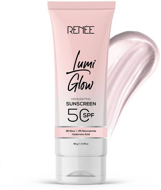 रेने Lumi Glow Highlighting, Non-Sticky, No White Cast, UVA-UVB Protection SPF - 50