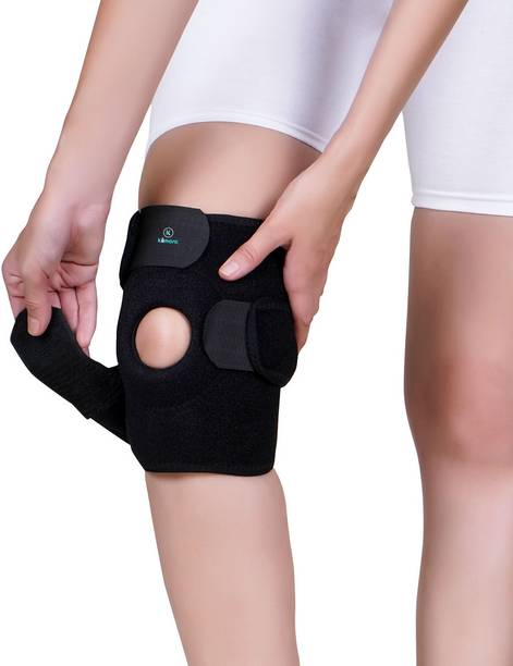 Kiimora Knee Support Open Patella Brace, Adjustable Knee Stabilizer for Pain Relief Knee Support