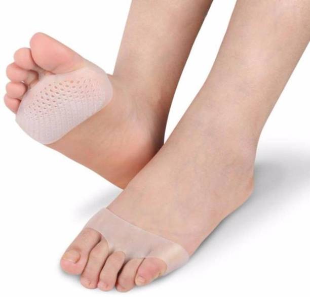 BRANDSHOPPY Soft Silicon Gel Half Toe Sleeve Forefoot Pads For Pain Relief Foot Support