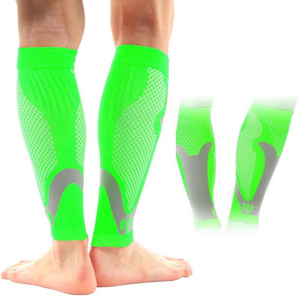 Leosportz Calf Sleeve Sports Leg Support Calf Elastic Breathable Knitted Sports Wrap Guard Knee Support