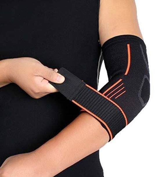 Leosportz Adjustable Elbow Brace with Strap for Compression Sleeves Elbow Support