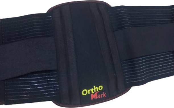 OrthoMark Lumbar Support (LS) Belt for Men/Women Back Pain Relief, Slip-Disc Free Size Back / Lumbar Support