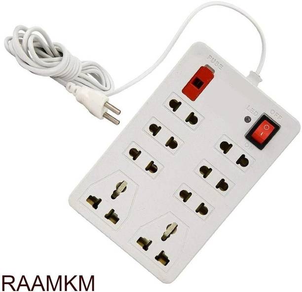 Rango CD_L_999_Mini Strip 8+2|(Cord Length:- 2m)8 Socket Extension Board 8  Socket Extension Boards