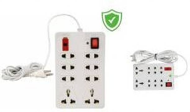 TOOLART uy8_Electric Board Multi Shoket 8 Socket Extension Boards(white, 2.5 m 8  Socket Extension Boards