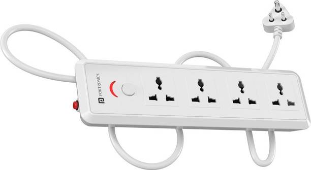 Portronics Power Plate 11 1500W 4  Socket Extension Boards