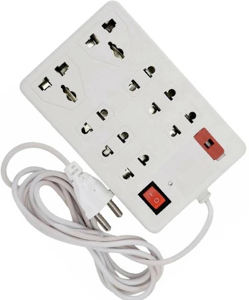 RAAMKM CB_4764_Extension Board 5 Amp/ with fuse and indic,2m cord 8 Socket 8  Socket Extension Boards