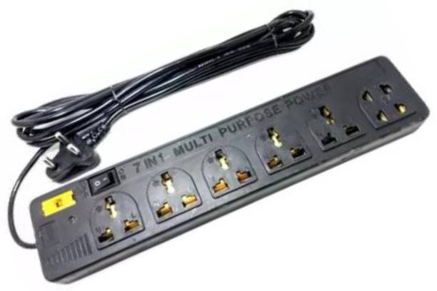 Sanhan ELECTRIC BOARD POWER STRIP MULTI PLUG 7 socket 6 switch best quality 7  Socket Extension Boards