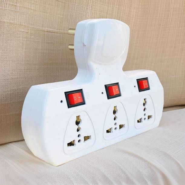 Rango 3 Multi-Plug with Individual Switches, LED Indicators Fuse 3 Socket yU 3  Socket Extension Boards