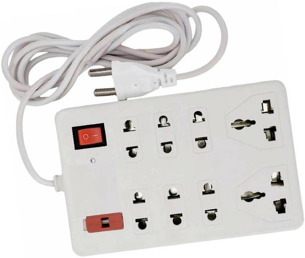 RAAMKM CB_4913_8+1 Mini Extension Cord Board 8 Socket Extension Boards 8  Socket Extension Boards