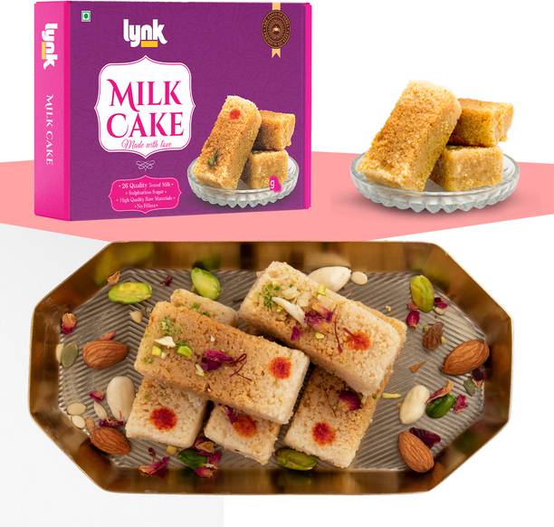 लिंक मिल्क केक - मेड विथ प्योर इंग्रेडिएंट्स, ऑथेंटिक इंडियन स्वीट्स बॉक्स