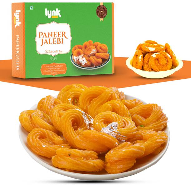 Lynk Paneer Jalebi - Richness of Paneer, Unique Sweet, Sweets Spirals, Best in Taste Box