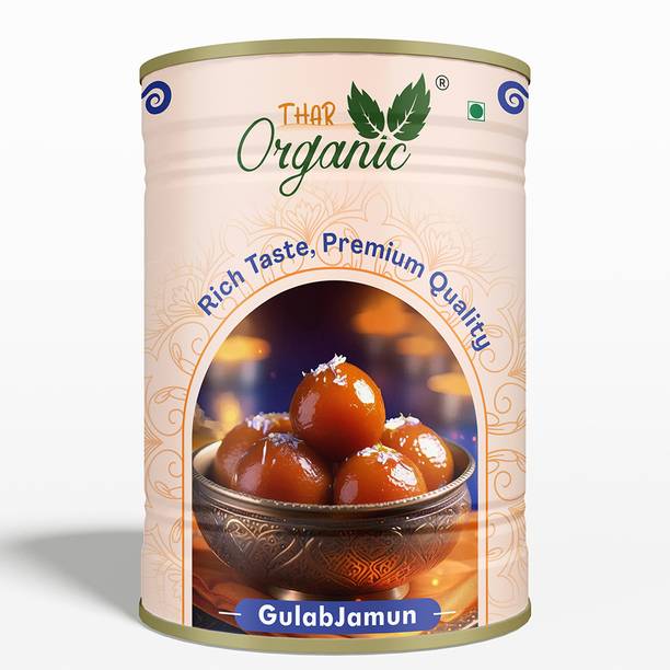 THARORGANIC Homemade Style Gulab Jamun Mix | Traditional Indian Sweets Tin