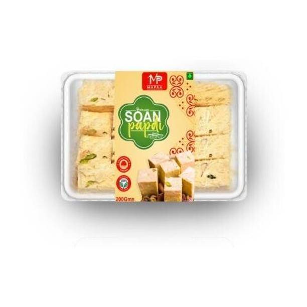 MAPAA Bikaneri Premium Soan Papdi, Ready to Eat Dessert / Mithai, Flaky Soan Papdi