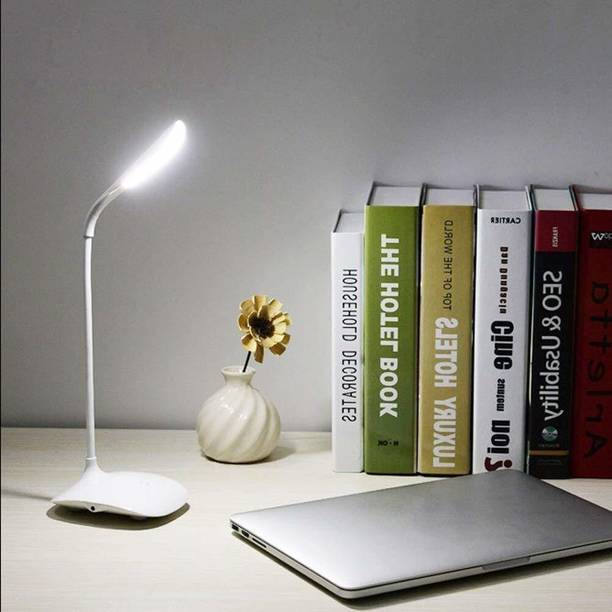 Ziggy Flexible USB Led Desk Lamps/Table Lamp Study Reading Lamp USB Rechargeable Led Touch Led Lamp - White Table Lamp