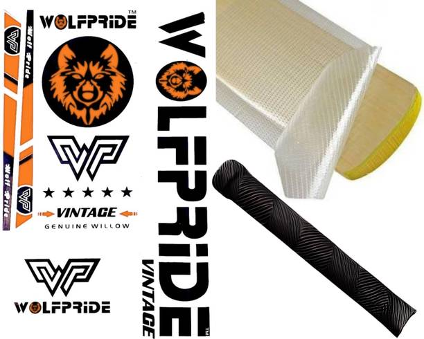 WOLF PRIDE Vintage Vinyl cricket bat tape with grip and...