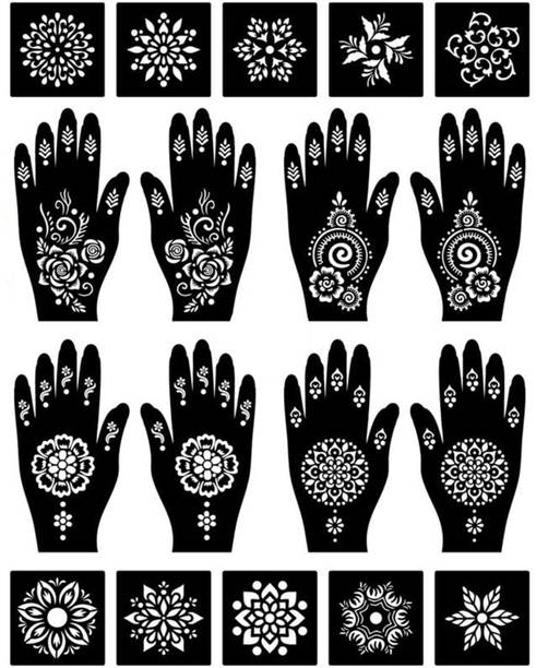 Ceravia Ceravia Mehndi Stencil Sticker