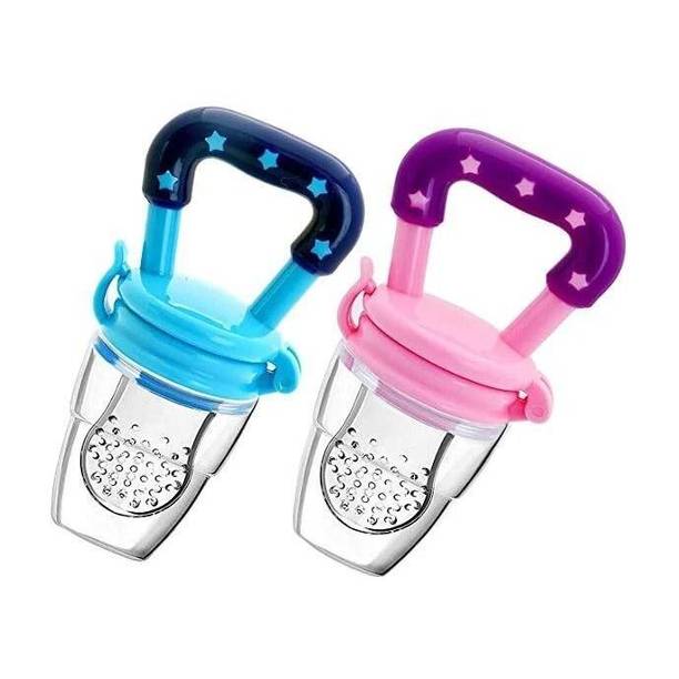 Stakipo Food/Fruit Nibbler with Extra Mesh, Soft Pacifier/Feeder, Teether For Baby Feeder
