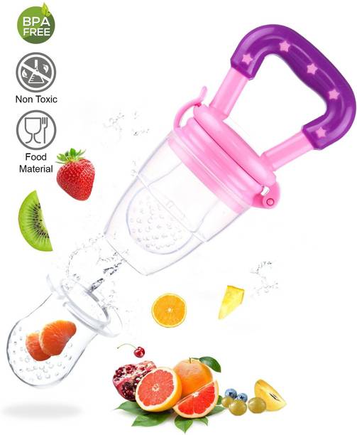 Roforuf Silicone Baby Fruit Feeder Pacifier with Nipple Teether Feeder Feeder