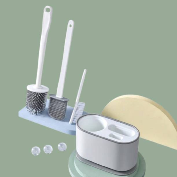 KUMIJASHI Modern Triple Head Silicone Brush with Drying...