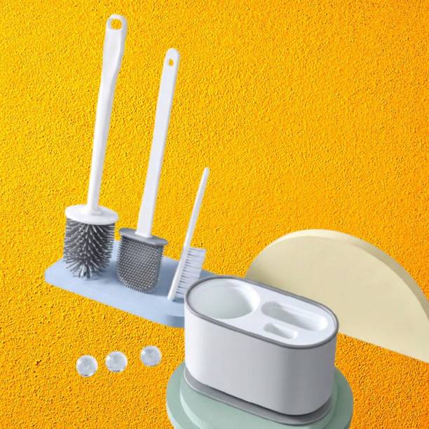 KUMIJASHI Flexible Silicone Rim Scrubber with Detachabl...