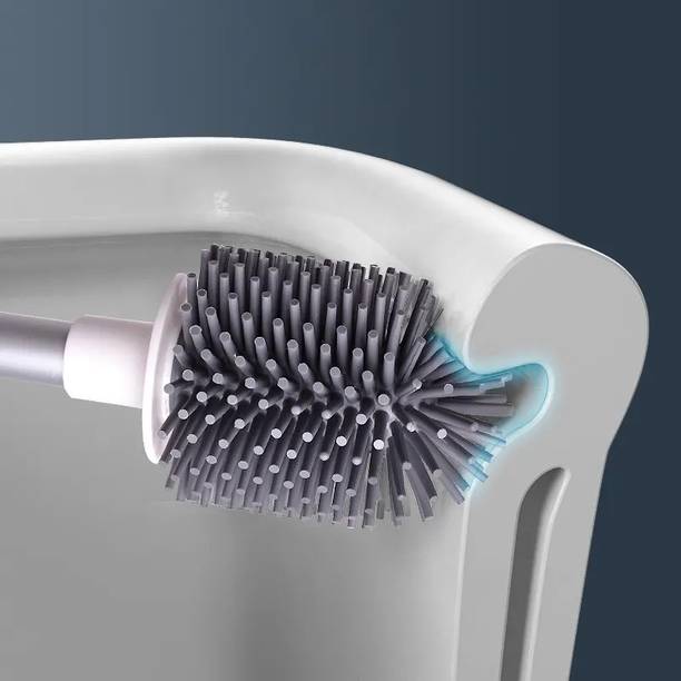 QBLYN Silicone Toilet Brush Flex Toilet Brush