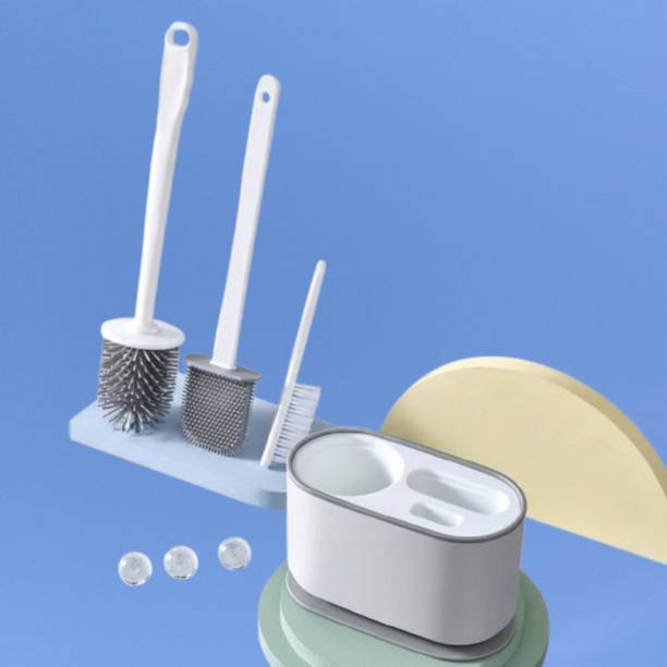 KUMIJASHI Advanced Silicone Brush for Under Rim and Cor...