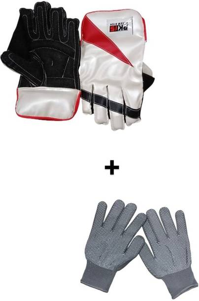 MFG Premium Wicket Keeping Gloves with Inner Gloves S...