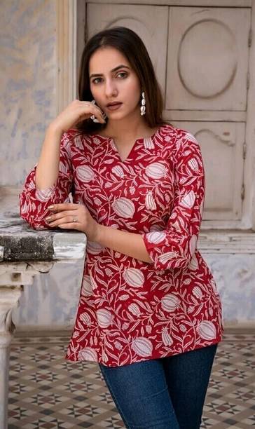Mialo fashion Women Printed Viscose Rayon Straight Kurta