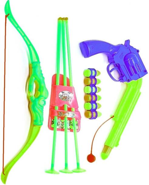 Dynamic Retail Global Gun Toys for Boys With Bullets, Archery Bow & Arrows, Blaster Guns & Darts 451X Guns & Darts