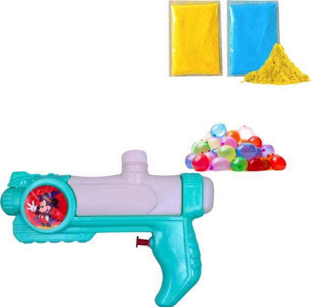 DEALbindaas Blaster Gun Shape Holi Pichkari Water Gun Non Pressure for Small Kids GT020 Water Gun