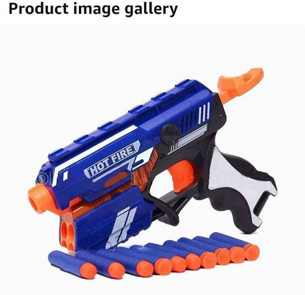 Shree Jee BLAZE STORM MANUAL SOFT BULLET GUN WITH 10 SOFT FOAM BULLET TOY Guns & Darts