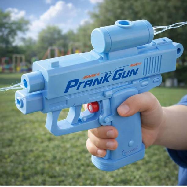 SEVENSPACE Funny Prank Water Gun Toy - 2-in-1 Dual Nozzle Reverse Spray Pichkari for Summer Water Gun