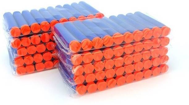 YATRI Suction Bullet Foam Darts for Nerf Elite Blaster Guns (Pack of 20) - Blue Darts & Plastic Bullets